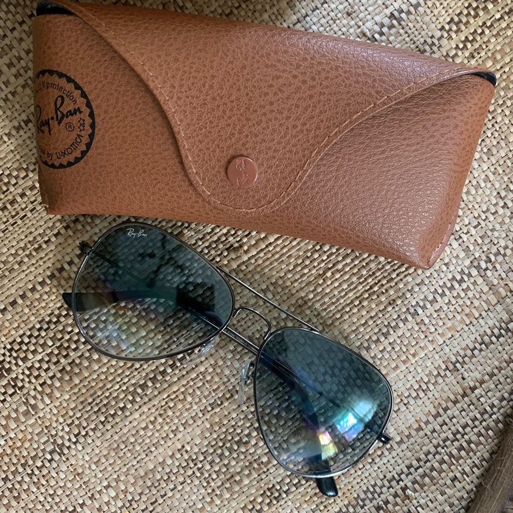 Ray-ban 3025 aviator blue gradient